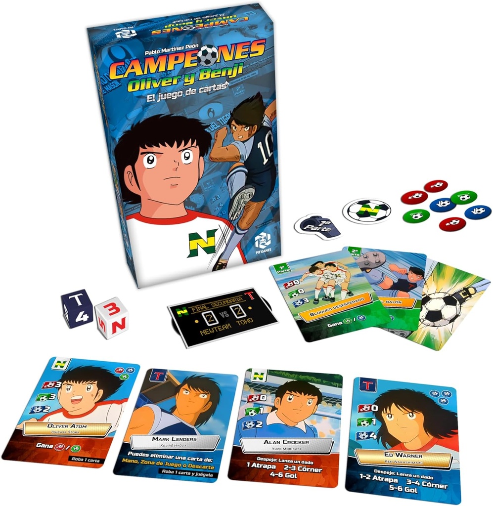  Campeones Oliver y Benji: el Juego de Cartas