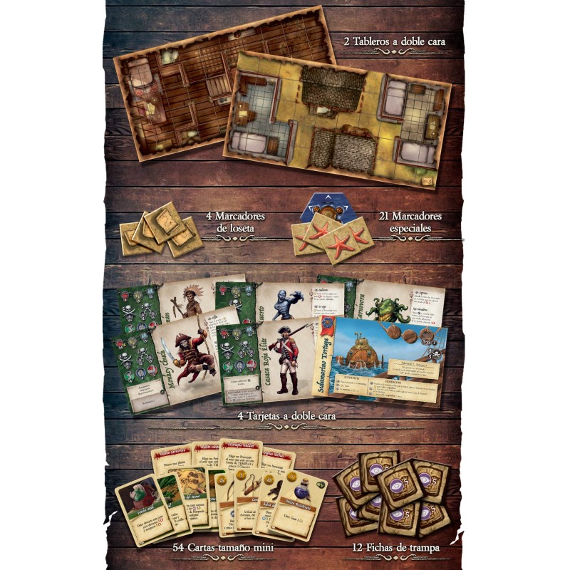 Skull Tales Expansión - La maldición del Caribe
