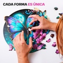 Puzzle de Madera - Mariposa - 300 piezas