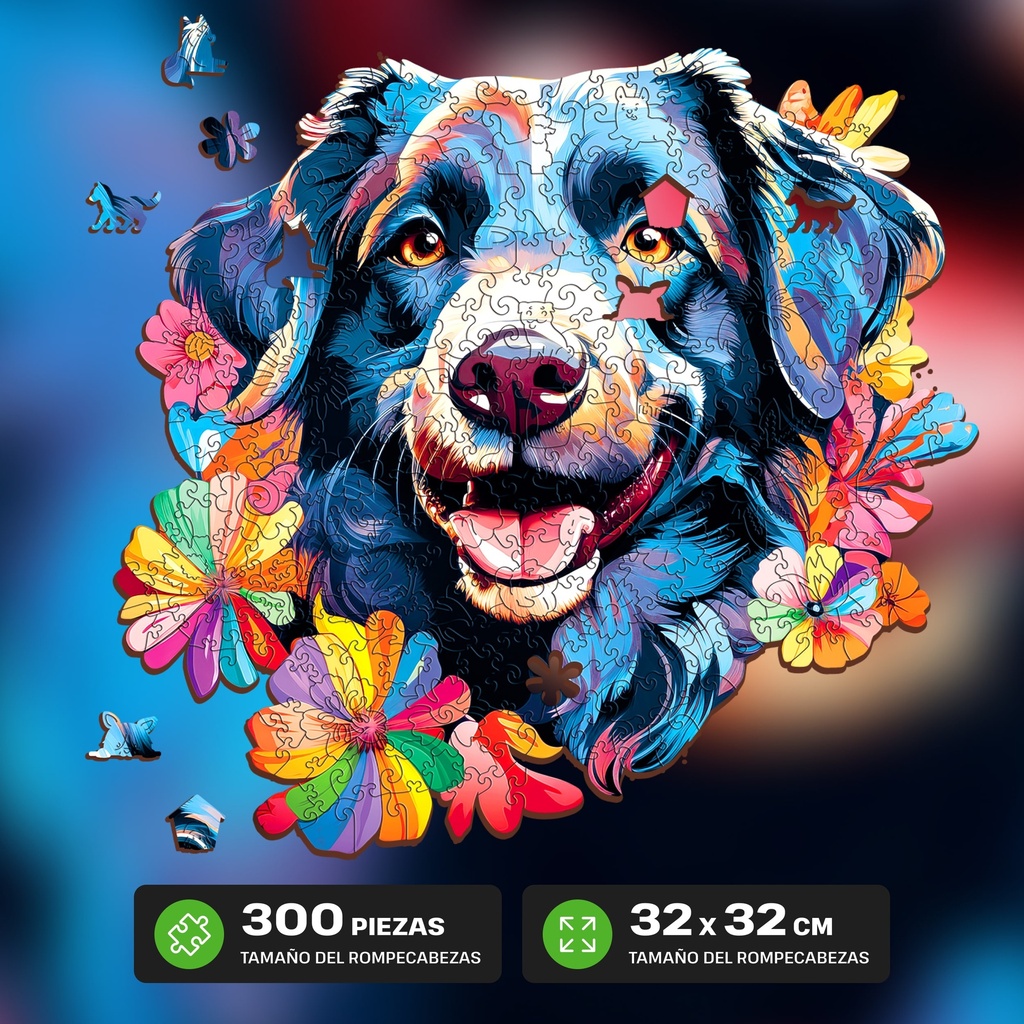 Puzzle de Madera - Perro - 300 piezas
