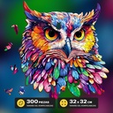 Puzzle de Madera - Búho - 300 piezas