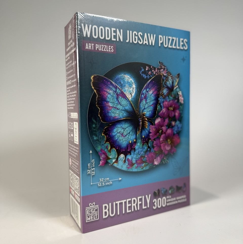 Puzzle de Madera - Mariposa - 300 piezas